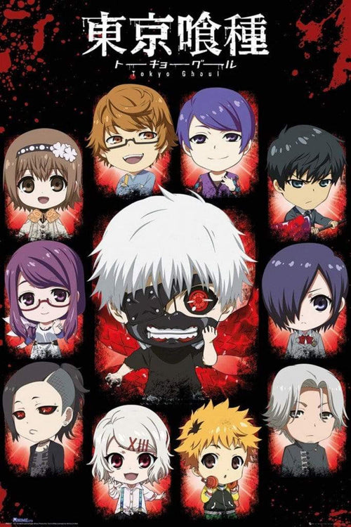 GBeye Tokyo Ghoul Chibi Characters Poster 61x91,5cm | Yourdecoration.nl