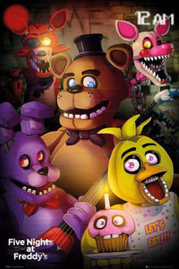 GBeye Five Nights at Freddys Group Poster 61x91,5cm | Yourdecoration.nl