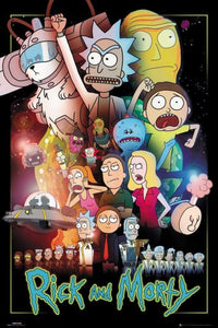 GBeye Rick and Morty Wars Poster 61x91,5cm | Yourdecoration.nl