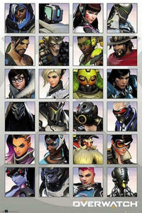 GBeye Overwatch Character Portraits Poster 61x91,5cm | Yourdecoration.nl