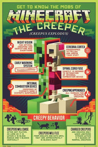 GBeye Minecraft Creepy Behavior Poster 61x91,5cm | Yourdecoration.nl