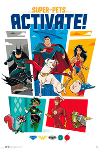Gbeye GBYDCO069 Dc Comics League Of Superpets Activate Poster 61x 91-5cm | Yourdecoration.nl
