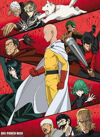 Gbeye GBYDCO123 One Punch Man Gathering Of Heroes Poster 38x52cm | Yourdecoration.nl
