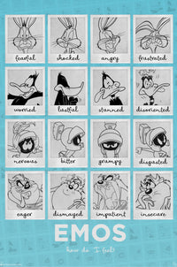 gbeye gbydco144 looney tunes moods poster61x91 5cm | Yourdecoration.nl