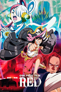 Gbeye GBYDCO194 One Piece Red Movie Poster Poster 61x 91-5cm | Yourdecoration.nl