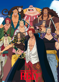 Gbeye GBYDCO197 One Piece Red Hair Pirates Poster 38x52cm | Yourdecoration.nl