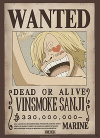 Gbeye Gbydco227 One Piece Wanted Sanji Poster 38x52cm | Yourdecoration.nl