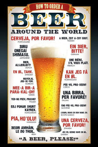 GBeye Beer How to Order Poster 61x91,5cm | Yourdecoration.nl