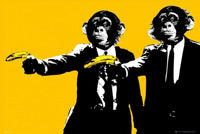 GBeye Monkeys Bananas Poster 91,5x61cm | Yourdecoration.nl