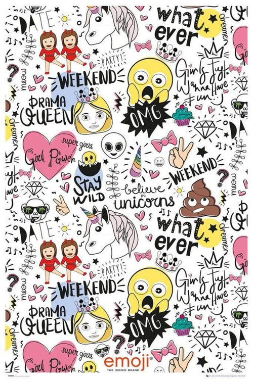 GBeye Emoji Millennials Poster 61x91,5cm | Yourdecoration.nl