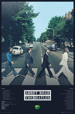 GBeye The Beatles Abbey Road Tracks Poster 61x91,5cm | Yourdecoration.nl
