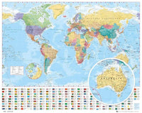 GBeye World Map 2012 Poster 50x40cm | Yourdecoration.nl