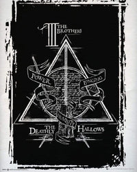 GBeye Harry Potter Deathly Hallows Graphic Poster 40x50cm | Yourdecoration.nl