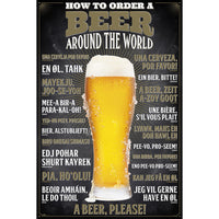 Grupo Erik GPE5132 How To Order A Beer Poster 61X91,5cm | Yourdecoration.nl
