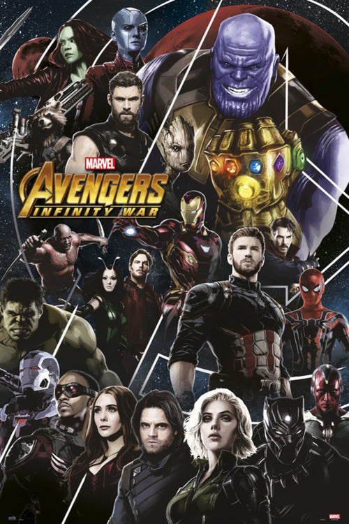 Grupo Erik GPE5243 Avengers Infinity War 2 Poster 61X91,5cm | Yourdecoration.nl