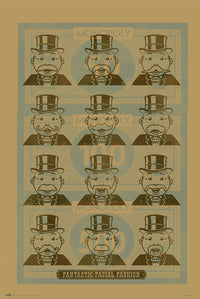Grupo Erik GPE5417 Monopoly Facial Fashion Poster 61X91,5cm | Yourdecoration.nl