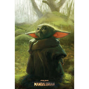 Grupo Erik GPE5487 Star Wars The Mandalorian The Child Art Poster 61X91,5cm | Yourdecoration.nl