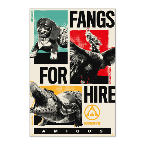 Grupo Erik GPE5499 Far Cry 6 Fangs For Hire Poster 61X91,5cm | Yourdecoration.nl