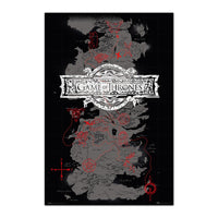 Grupo Erik GPE5513 Game Of Thrones Map Poster 61X91,5cm | Yourdecoration.nl