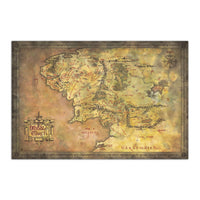 Grupo Erik Gpe5632 Lord Of The Rings Map Of Middle Earth Poster 91 5X61cm | Yourdecoration.nl