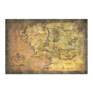 Grupo Erik Gpe5632 Lord Of The Rings Map Of Middle Earth Poster 91 5X61cm | Yourdecoration.nl