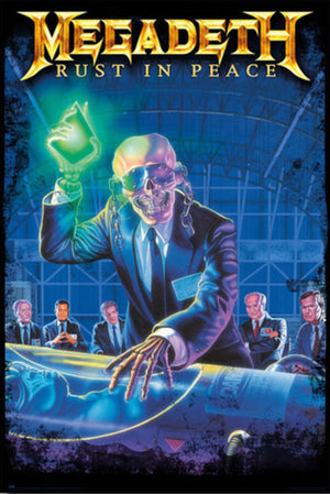 grupo erik gpe5706 megadeth rust in peace poster 61x91-5 cm | Yourdecoration.nl