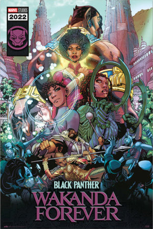 grupo erik gpe5719 marvel black panther wakanda forever comic poster 61x91-5 cm | Yourdecoration.nl