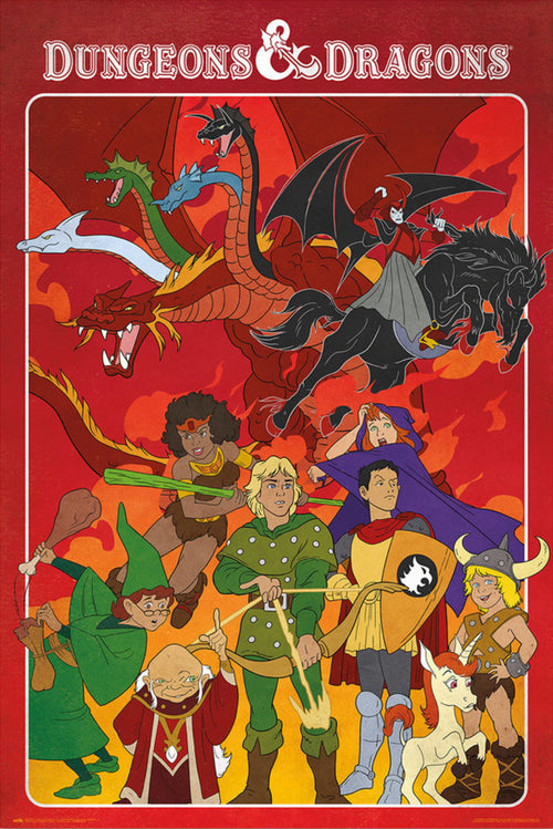 grupo erik gpe5737 dungeons dragons the animated series poster 61x91 5cm | Yourdecoration.nl