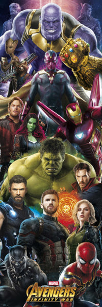 Grupo Erik PPGE8048 Marvel Avengers Infinity War Poster 53X158cm | Yourdecoration.nl