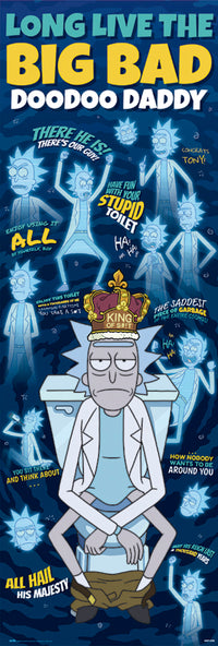 Grupo Erik PPGE8081 Rick And Morty Doodoo Daddy Poster 53X158cm | Yourdecoration.nl