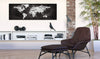 Artgeist Two coloured World Canvas Painting Ambiance | Yourdecoration.com
