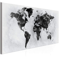 Artgeist Concrete World Wide Canvas Painting | Yourdecoration.com