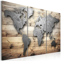 Artgeist Doors to the World Canvas Painting 3 Piece | Yourdecoration.com