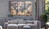 Artgeist Doors to the World Canvas Painting 3 Piece Ambiance | Yourdecoration.com