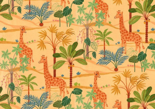 Komar Giraffe Crew Vlies Fotobehang 400x280cm 8 Banen | Yourdecoration.nl