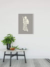 Komar Star Wars Silhouette Quotes Leia Kunstdruk 40x50cm Sfeer | Yourdecoration.nl