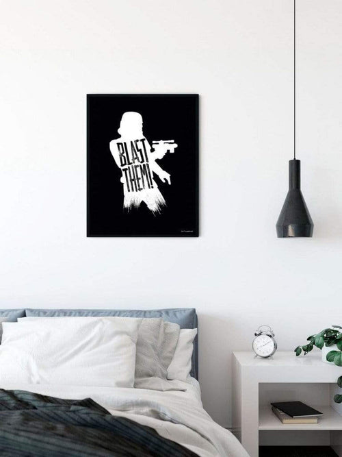 Komar Star Wars Silhouette Quotes Stormtrooper Kunstdruk 40x50cm Sfeer | Yourdecoration.nl