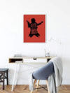 Komar Star Wars Silhouette Quotes Han Solo Kunstdruk 40x50cm Sfeer | Yourdecoration.nl
