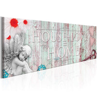 Artgeist Home House And Love Canvas Painting | Yourdecoration.com