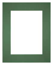 Passe Partout 20x25cm Karton Groen Bos Rand Recht Voorzijde | Yourdecoration.nl