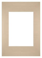 Passe Partout 20x28cm Karton Beige Rand Recht Voorzijde | Yourdecoration.nl