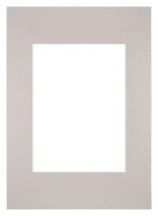 Passe Partout 20x28cm Karton Grijs Graniet Rand Recht Voorzijde | Yourdecoration.nl