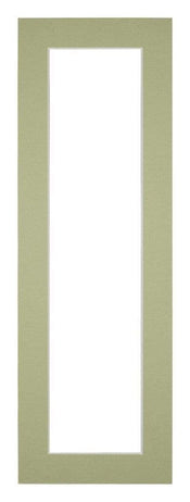 Passe Partout 20x60cm Karton Mintgroen Rand 4cm Recht Voorzijde | Yourdecoration.nl