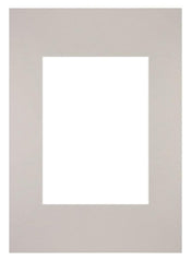 Passe Partout 21x29 7cm Karton Grijs Graniet Rand Recht Voorzijde | Yourdecoration.nl