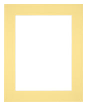 Passe Partout 24x30cm Karton Geel Rand 6cm Recht Voorzijde | Yourdecoration.nl