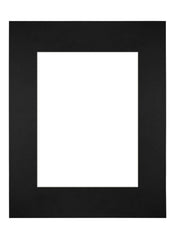 Passe Partout 28x35cm Karton Zwart Rand Recht Voorzijde | Yourdecoration.nl