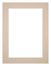 Passe Partout 45x60cm Karton Beige Rand 4cm Recht Voorzijde | Yourdecoration.nl