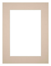 Passe Partout 18x24cm Karton Beige Rand 5cm Recht Voorzijde | Yourdecoration.nl