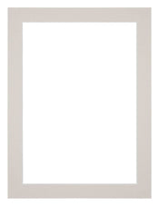 Passe Partout 75x100cm Karton Grijs Graniet Rand 3cm Recht Voorzijde | Yourdecoration.nl