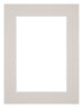 Passe Partout 30x40cm Karton Grijs Graniet Rand 5cm Recht Voorzijde | Yourdecoration.nl